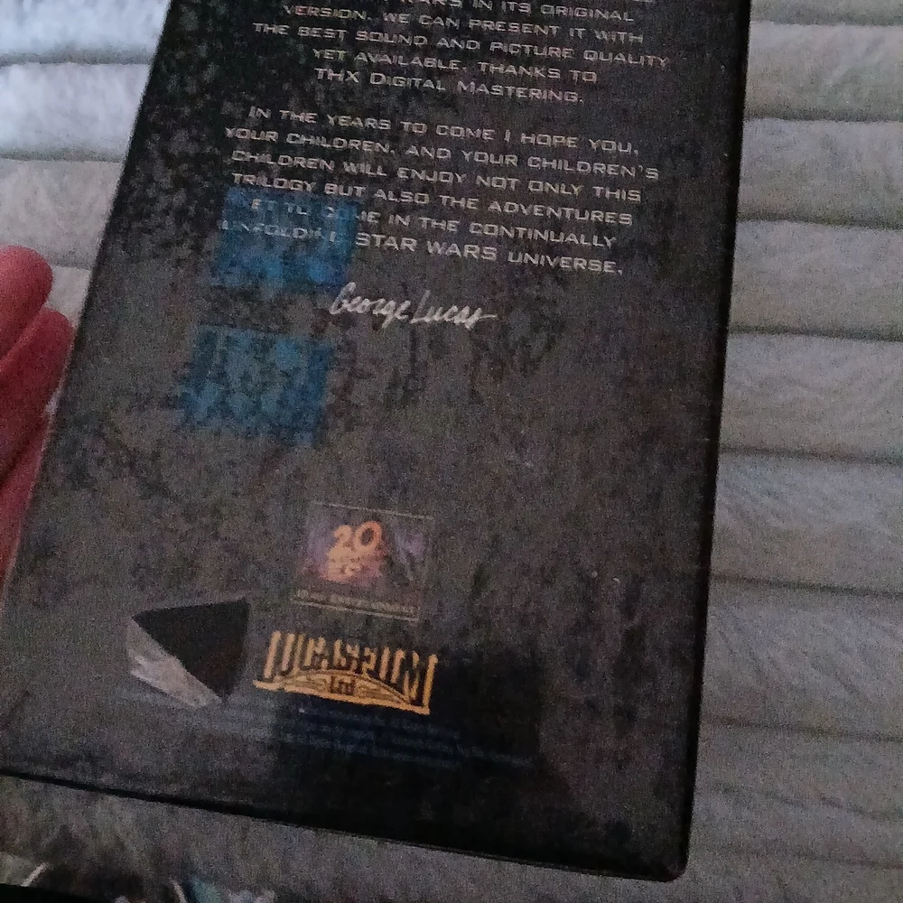 Star Wars VHS Trilogy Box Set - Blue, Purple, Pink Accents